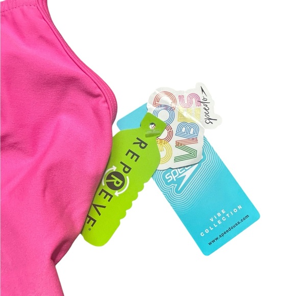 SPEEDO women’s ECO ENDURANCE size 32 cheeky fit t back competitive swimsuit NWT - Picture 4 of 8